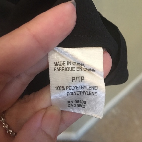 THEORY Black Top W/ Bow Size Petite - Picture 6 of 7